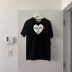 Men’s COMME DES GARÇONS black t shirt